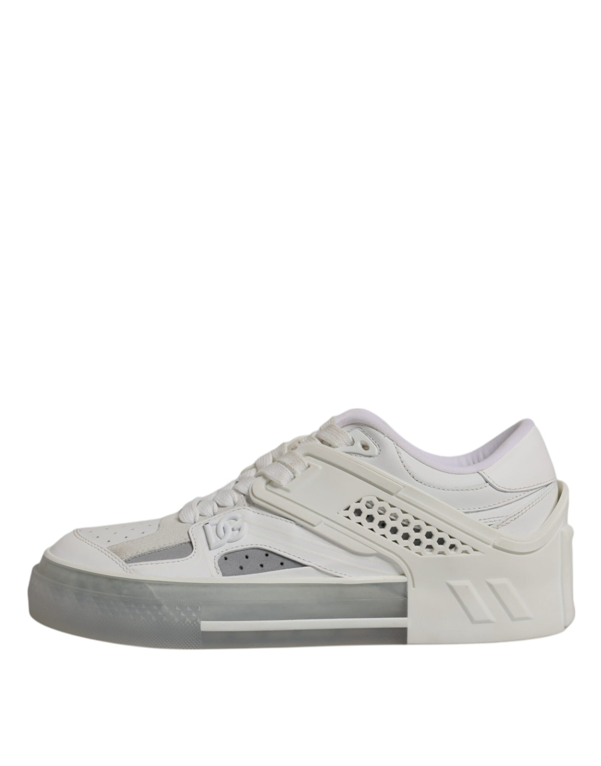 Dolce & Gabbana White DG Logo CUSTOM 2.Zero Sneakers Shoes - Qutton