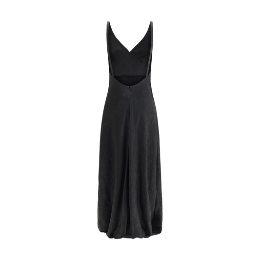 Alexander McQueen cracked finish Long Dress