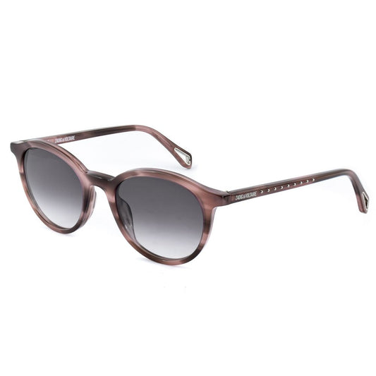 Zadig & Voltaire Brown Acetate Sunglasses