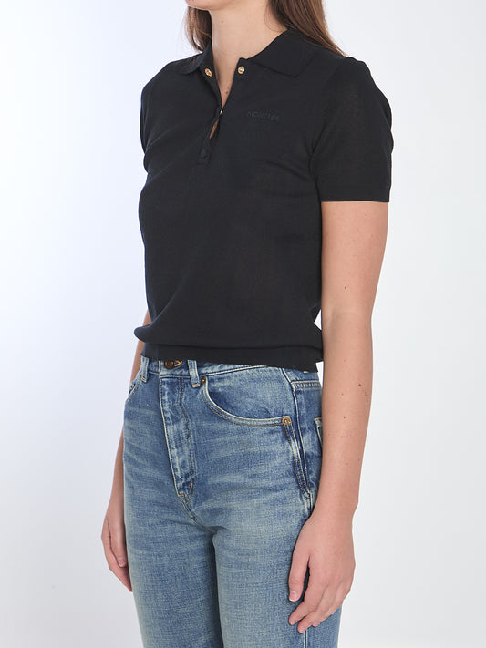 Polo shirt with embroidered logo