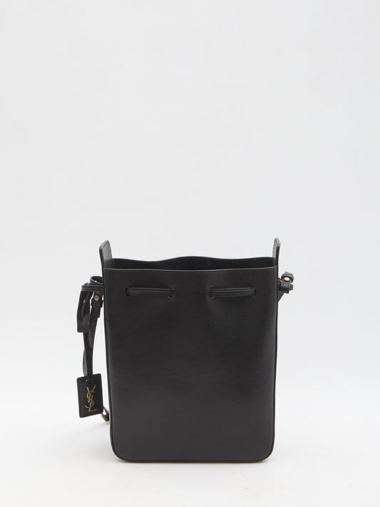 Leather bucket bag