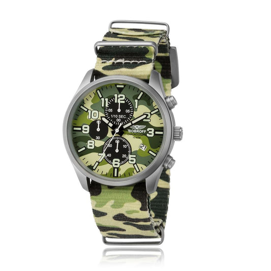 Bobroff Army Nylon Sport Watch