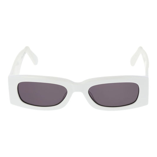 GCDS White Plastic Sunglasses