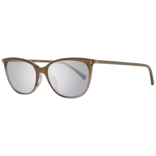 Hally&Son Brown Plastic Sunglasses