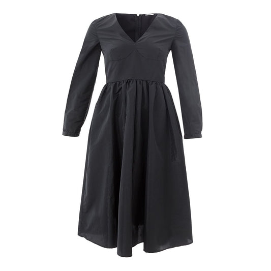 Lardini Black Polyester Cocktail Dress