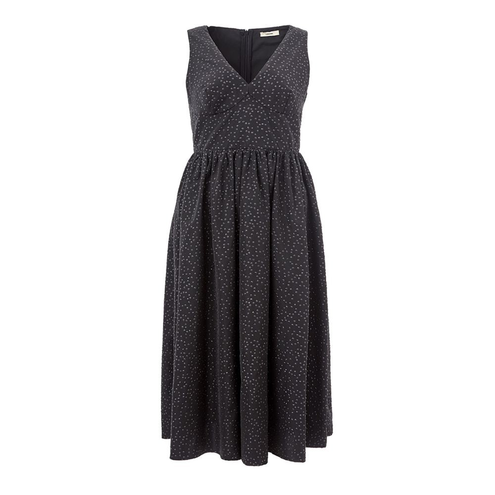 Lardini Black Polyethylene Casual Dress