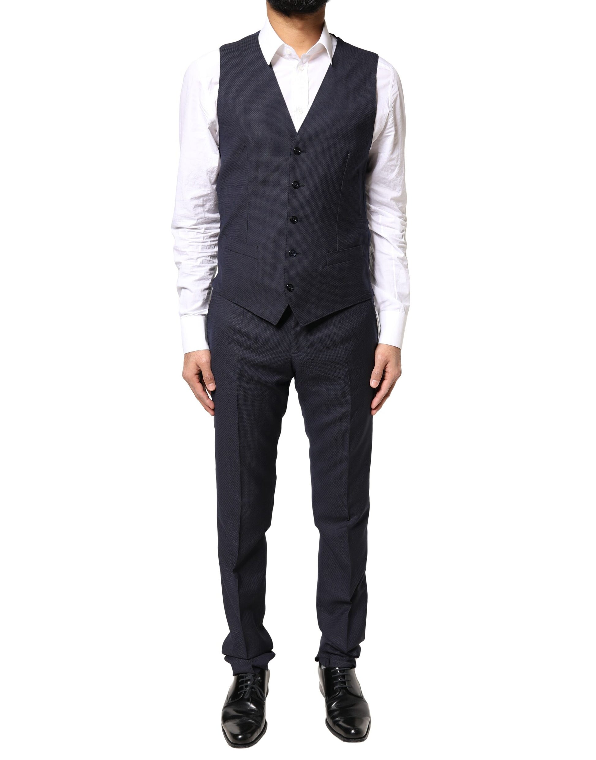 Dolce & Gabbana Black Fantasy MARTINI 3 Piece Formal Suit