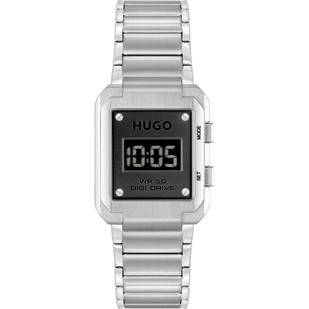 Hugo Boss Silver Stainless Steel Digital Watch