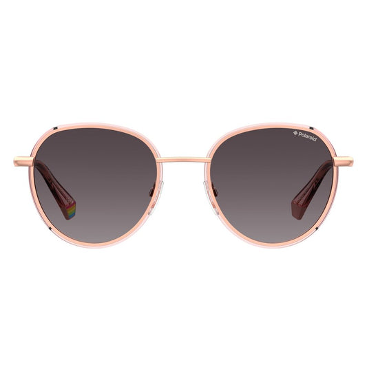 Polaroid Rose Gold Metal Sunglasses