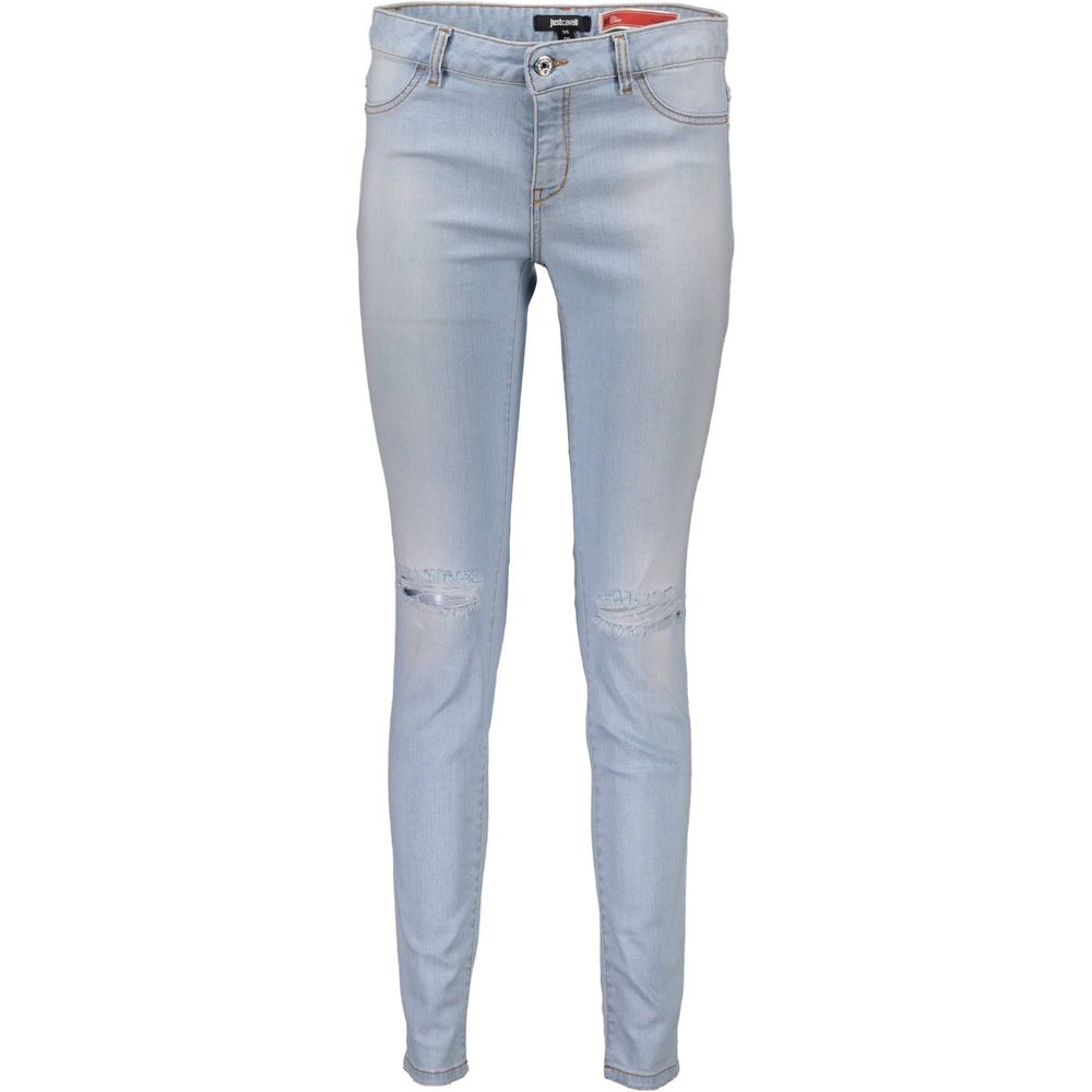 Just Cavalli Blue Cotton Women Jeans - Qutton