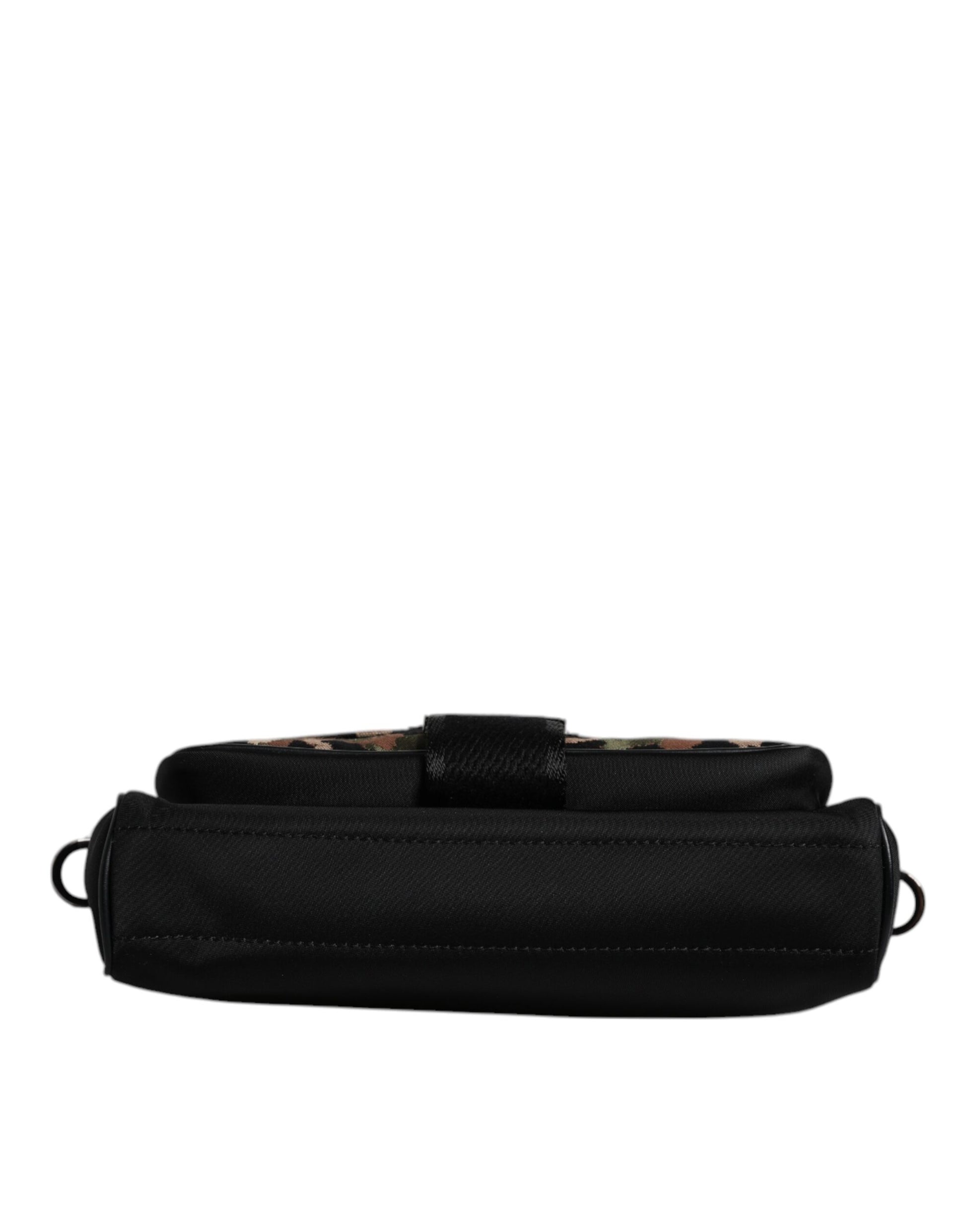 Dolce & Gabbana Multicolor Leopard Jacquard Crossbody Bag