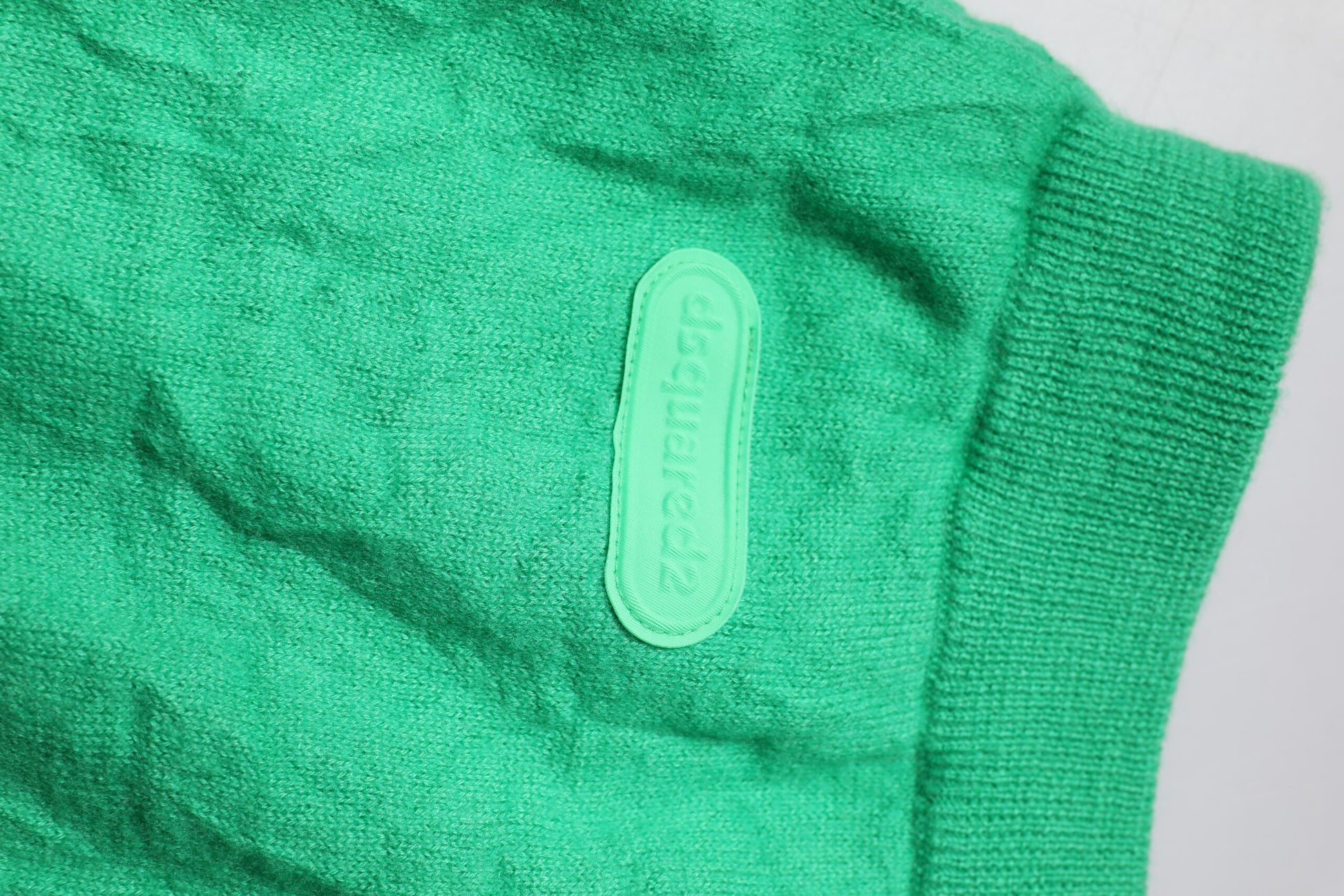 Dsquared² Green Cotton Elastic Waist Men Casual Pants