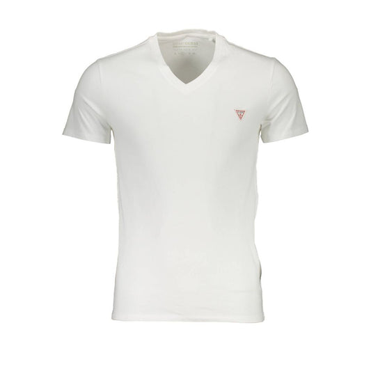 Guess Jeans Bianco Cotton Men T-Shirt