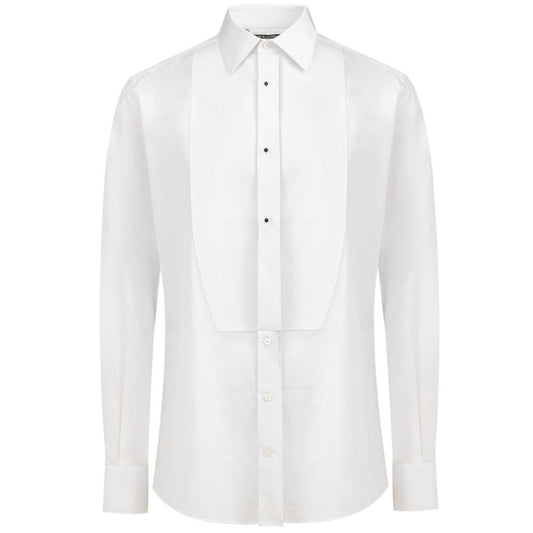 Dolce & Gabbana White Cotton Dress Shirt