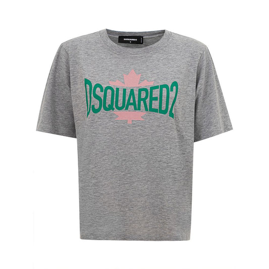 Dsquared² Gray Cotton T-Shirt