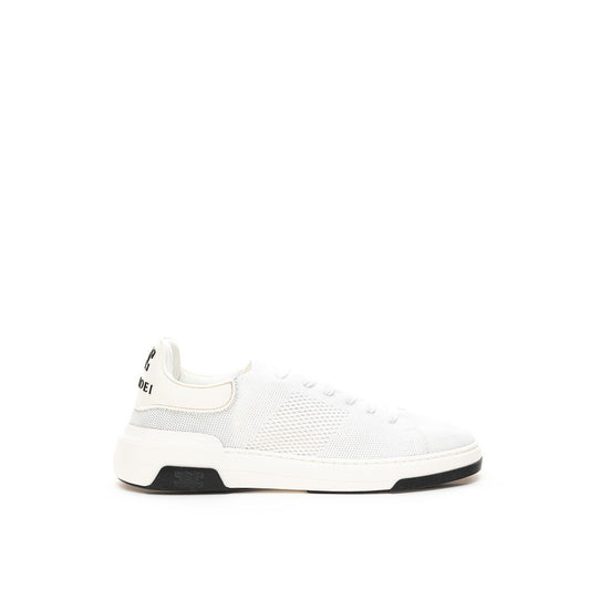 Casadei White Leather Athletic Sneakers