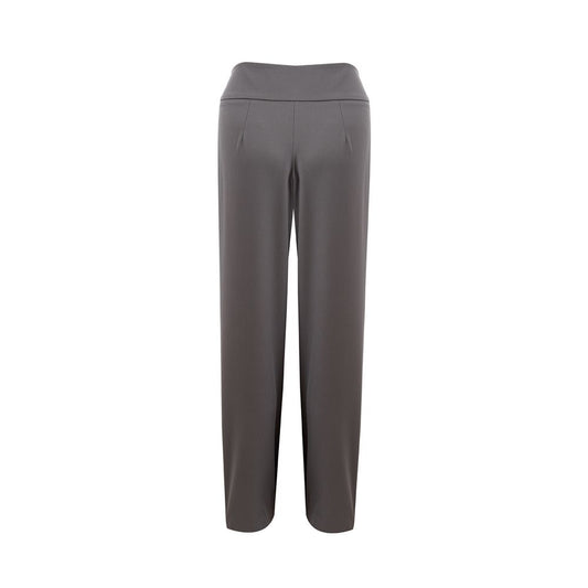 Lardini Gray Wool Casual Pants