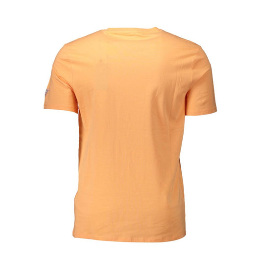 Guess Jeans Orange Cotton Men T-Shirt - Qutton
