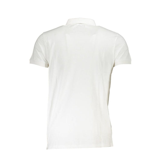 Cavalli Class Bianco Cotton Men Polo