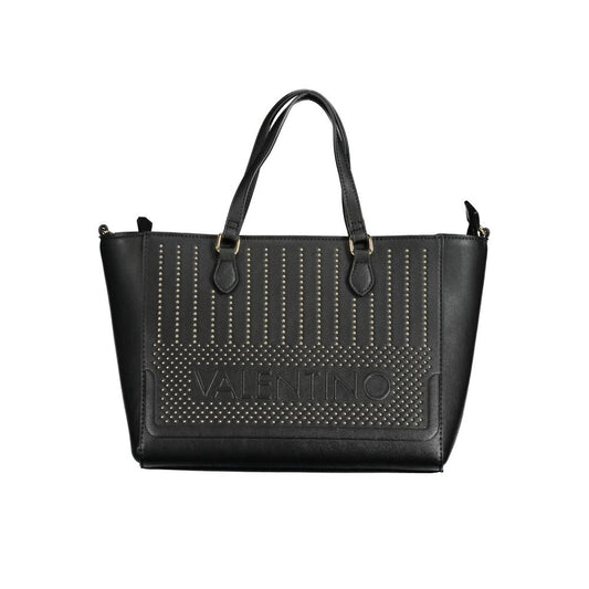 Mario Valentino Black Polyurethane Women Handbag