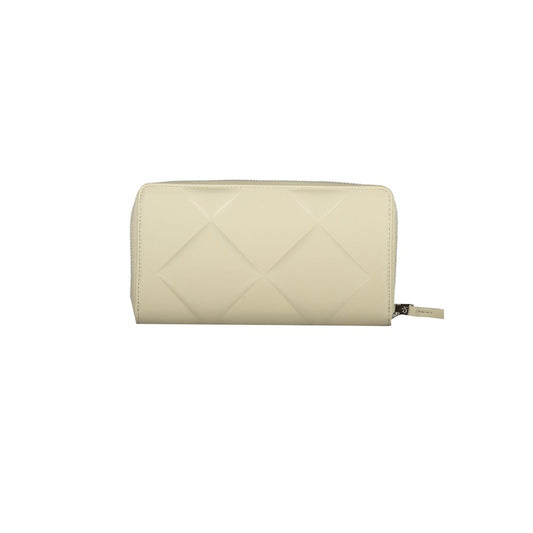 Calvin Klein Beige Polyester Woman Wallet