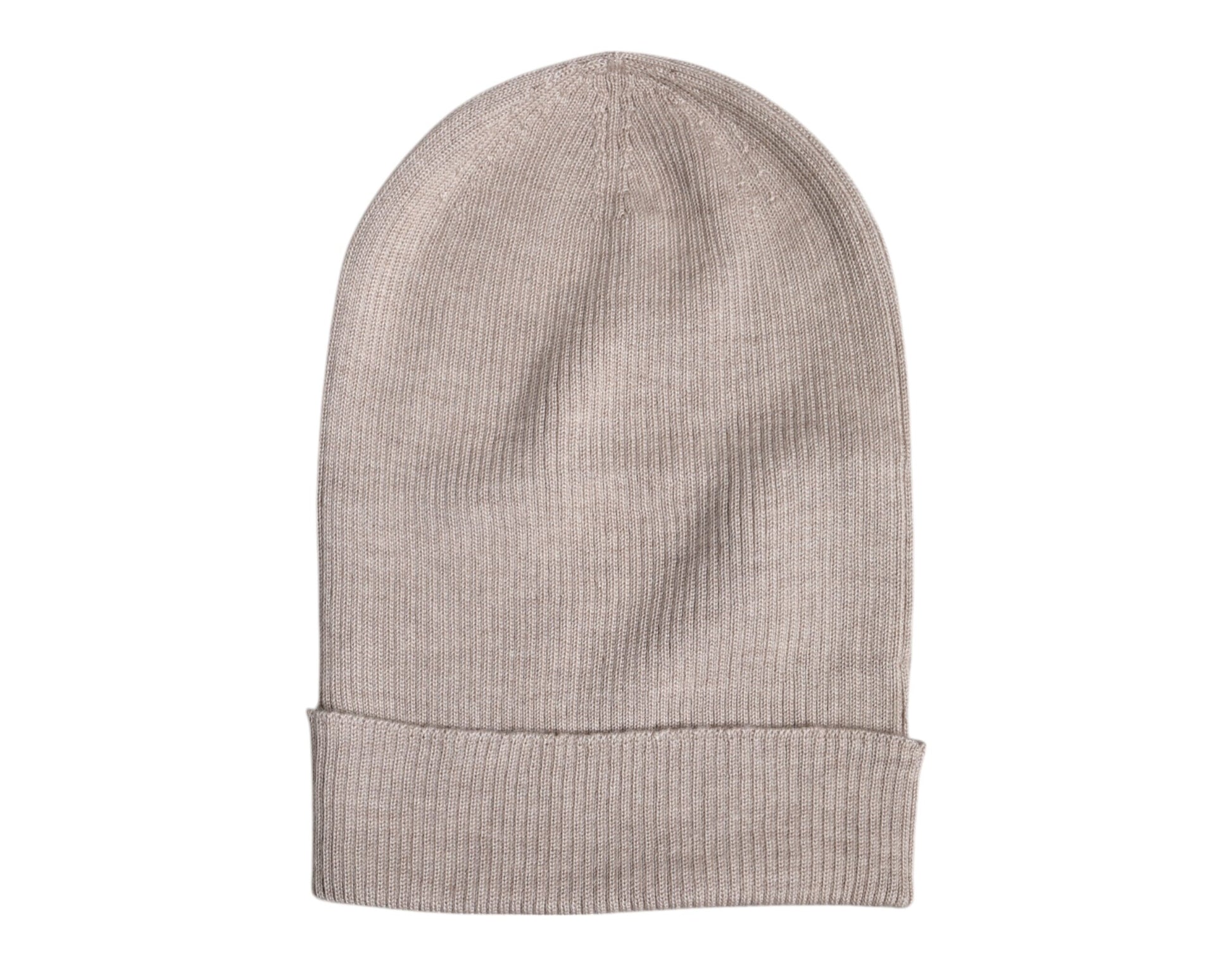 Dolce & Gabbana Beige Cashmere Knitted Winter Beanie Hat