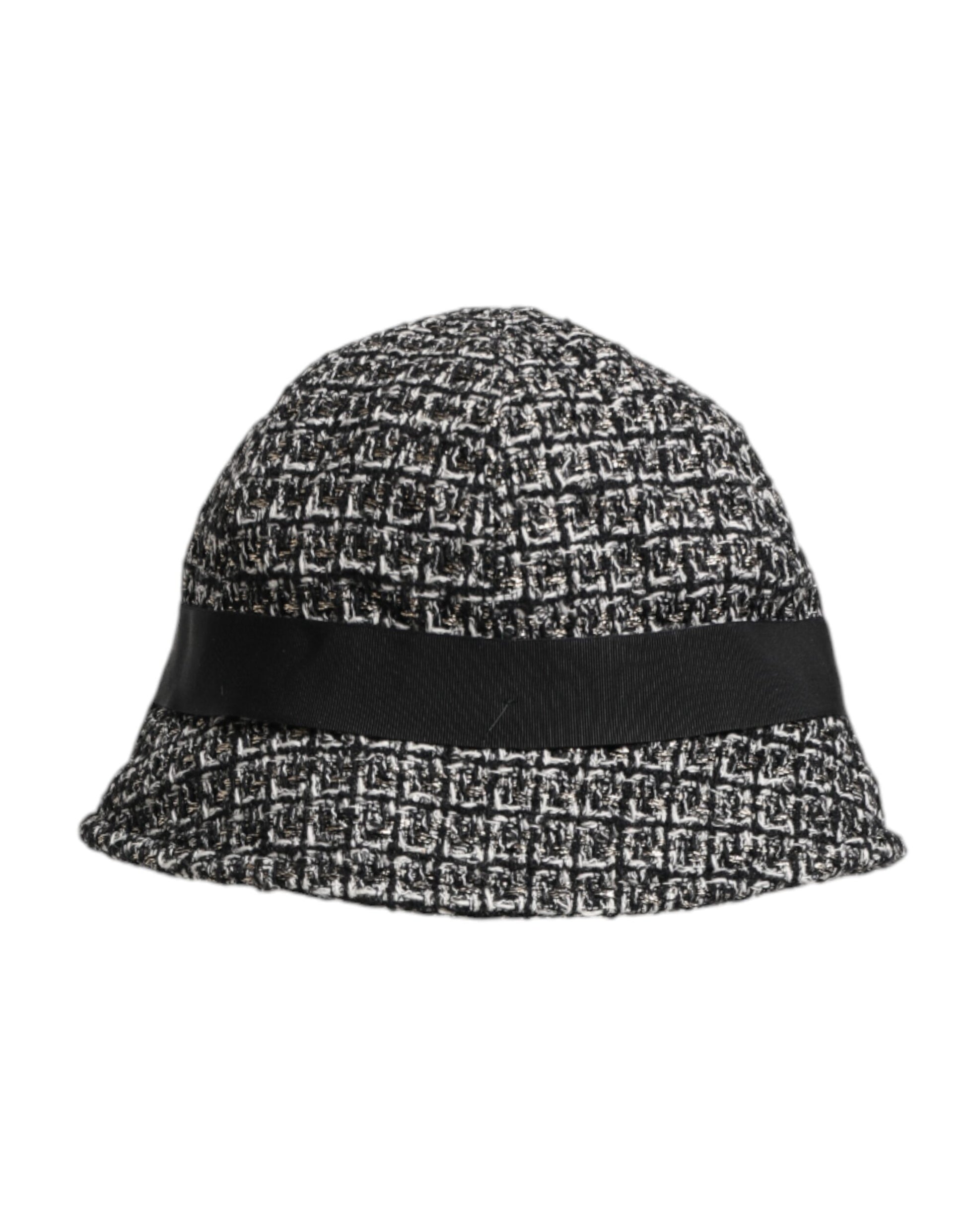 Dolce & Gabbana Black Cotton Blend Bucket Hat