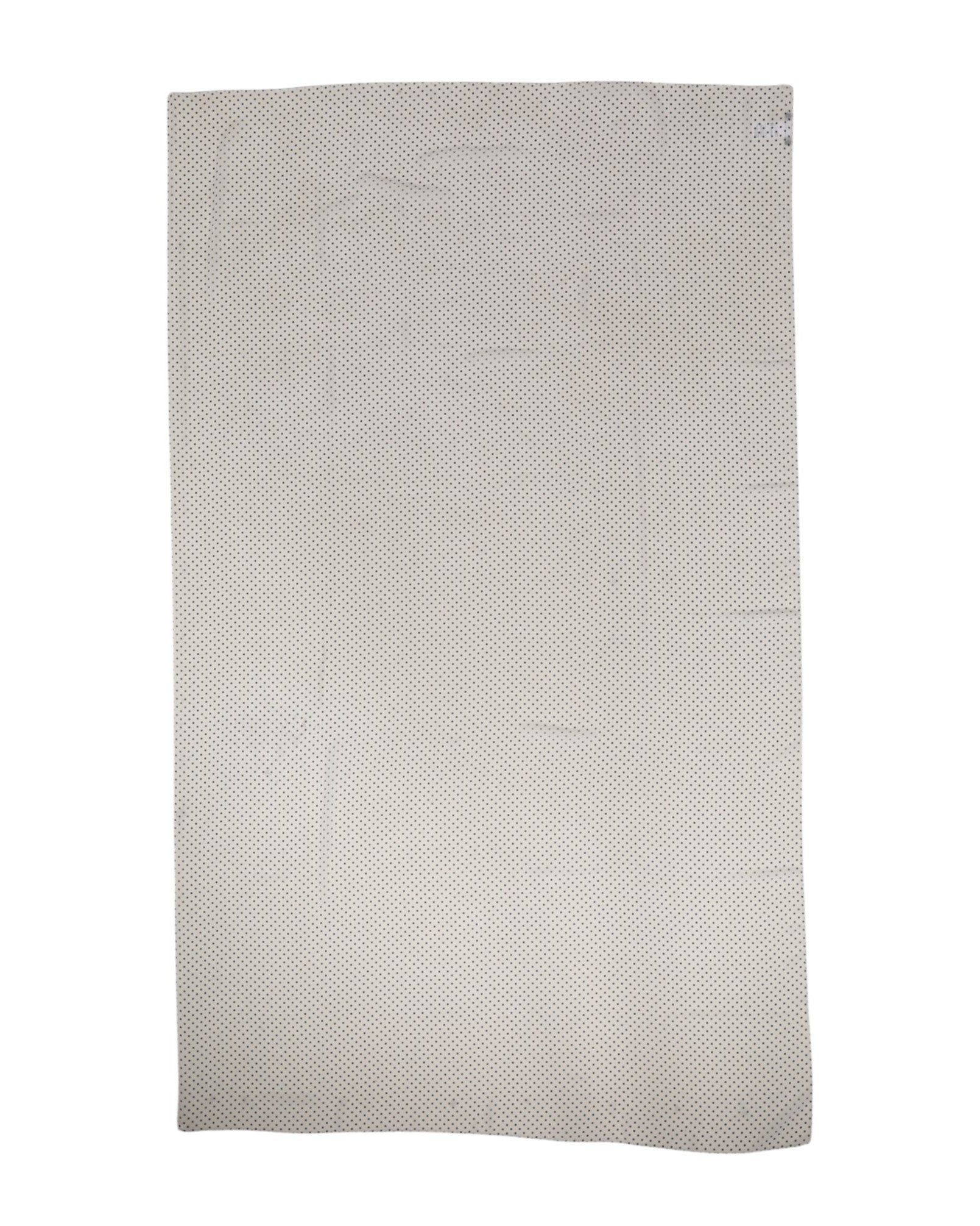 Dolce & Gabbana White Polka Dots Polyester Wrap Shawl Scarf