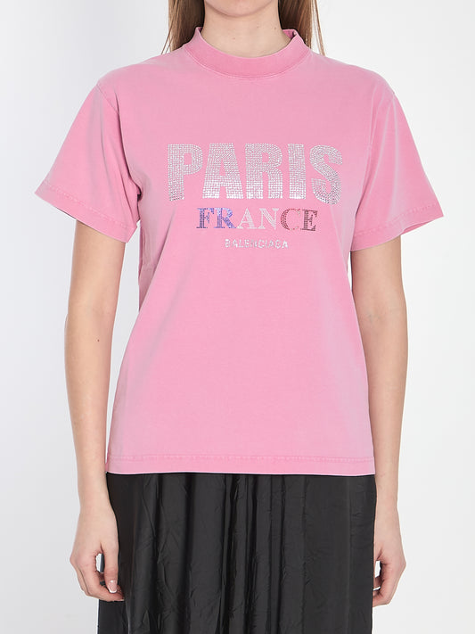 Paris strass t-shirt