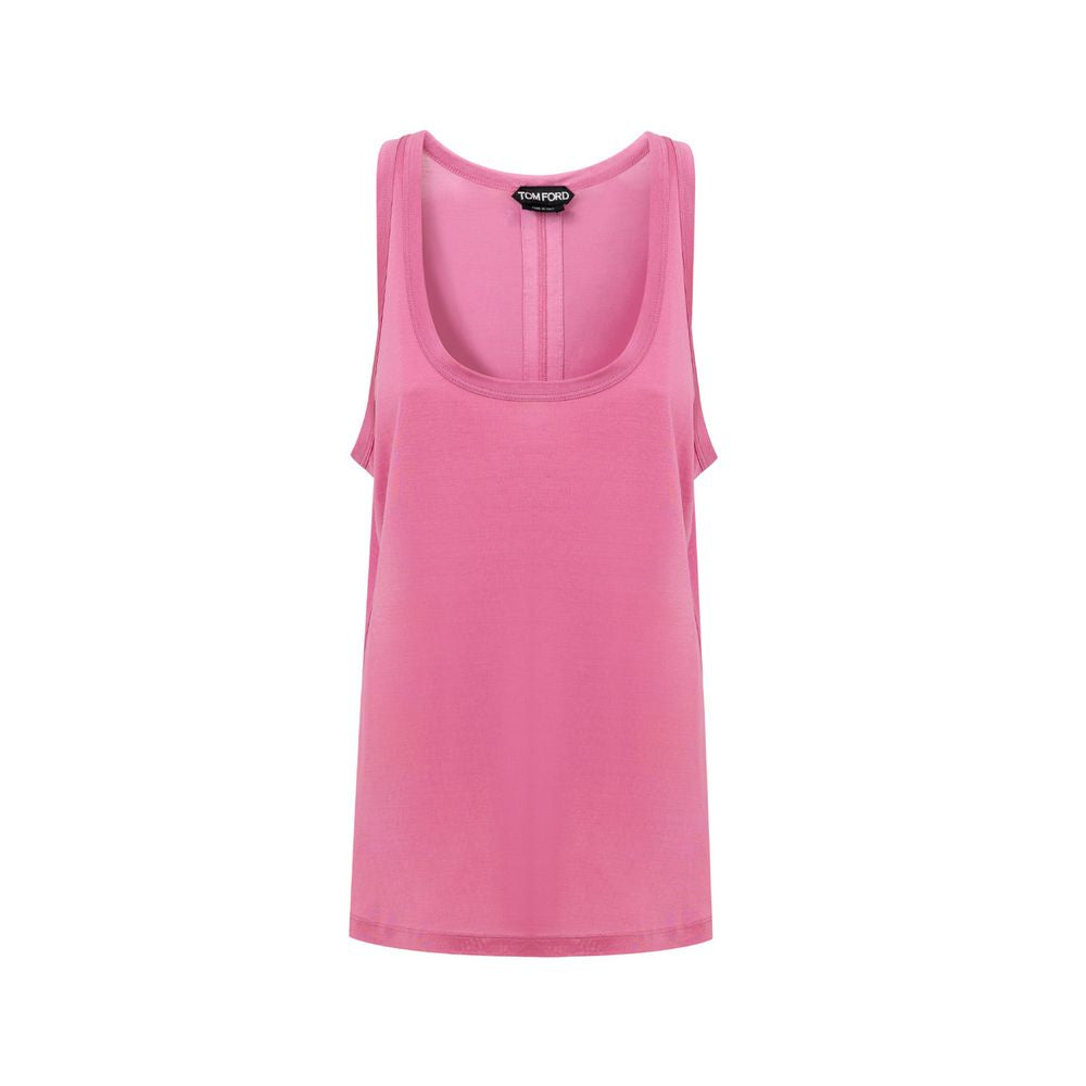 Tom Ford Pink Silk Tank Top