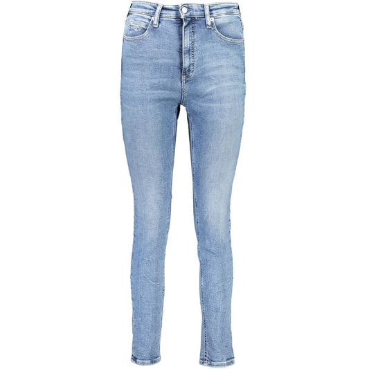 Calvin Klein Blue Cotton Women Jeans