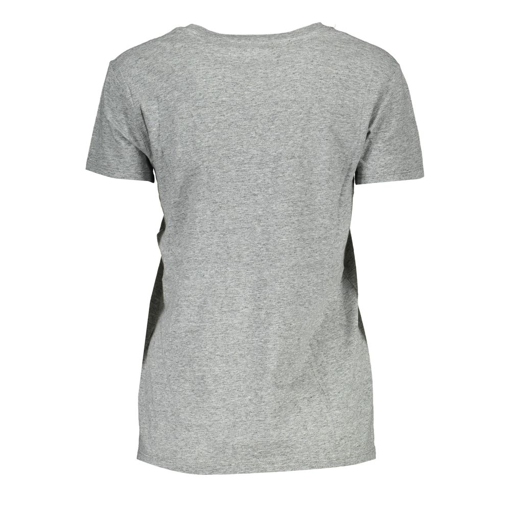Levi's Gray Cotton Women T-Shirt - Qutton