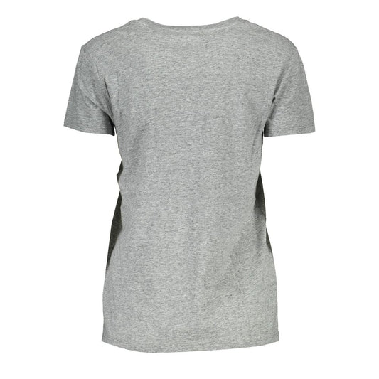 Levi's Gray Cotton Women T-Shirt - Qutton