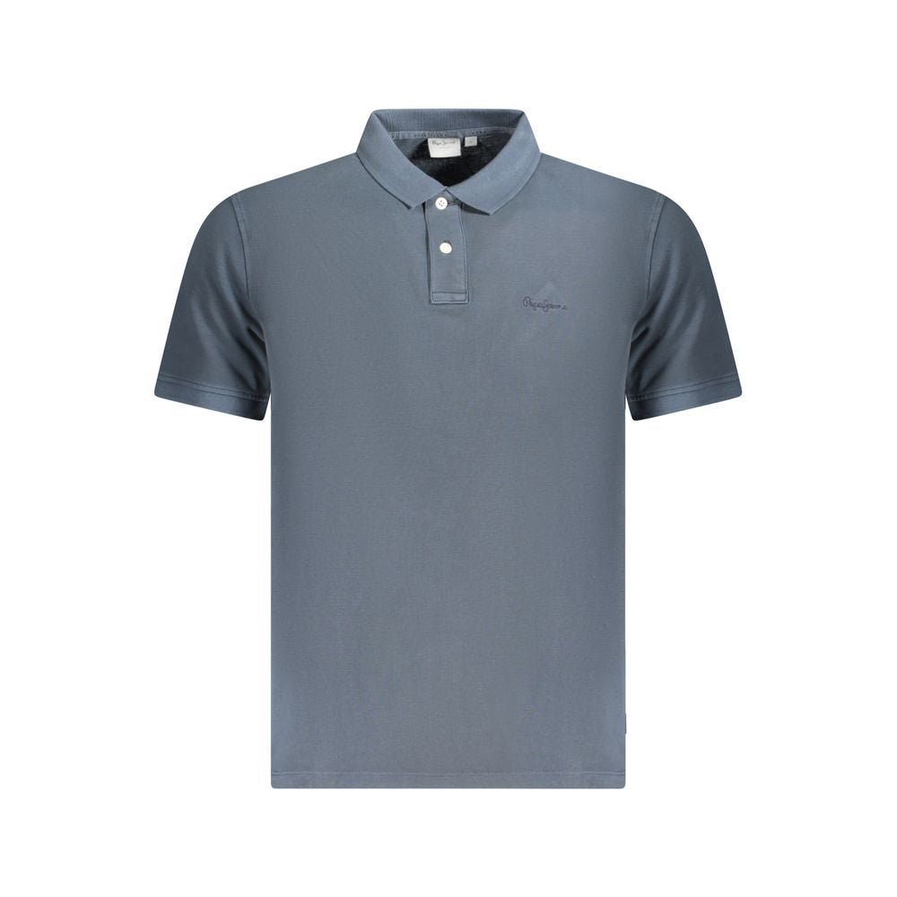 Pepe Jeans Blue Cotton Men Polo Shirt