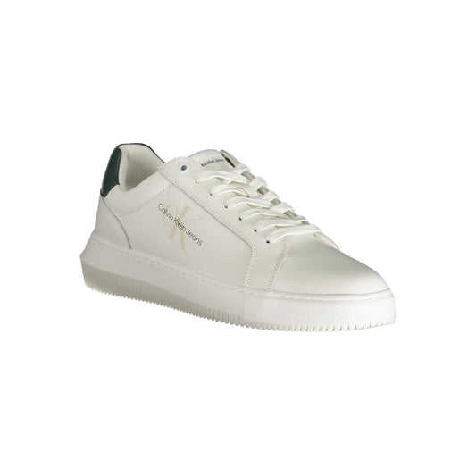 Calvin Klein White Leather Men's Sneaker