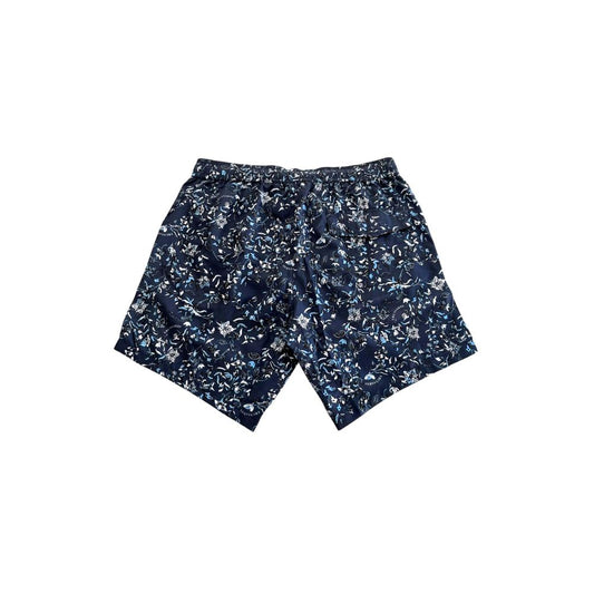 Trussardi Beachwear Blue Polyester Men Swim Short