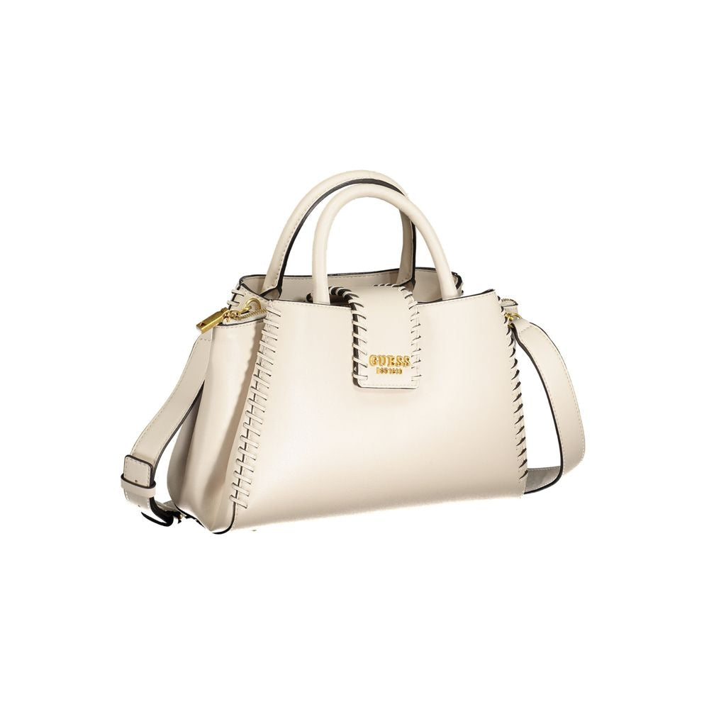 Guess Jeans Beige Polyurethane Women's Handbag