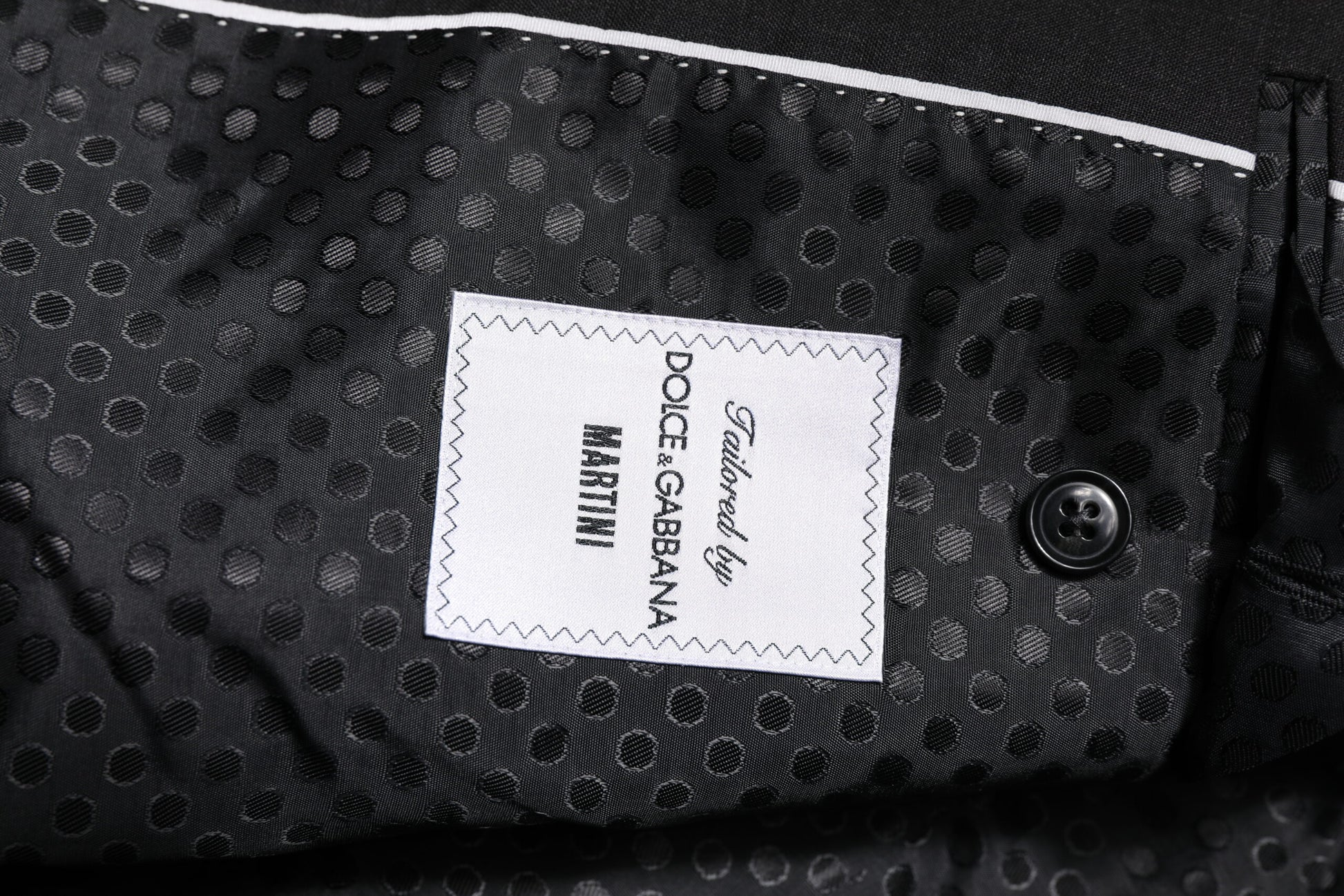 Dolce & Gabbana Dark Gray MARTINI Single Breasted Jacket