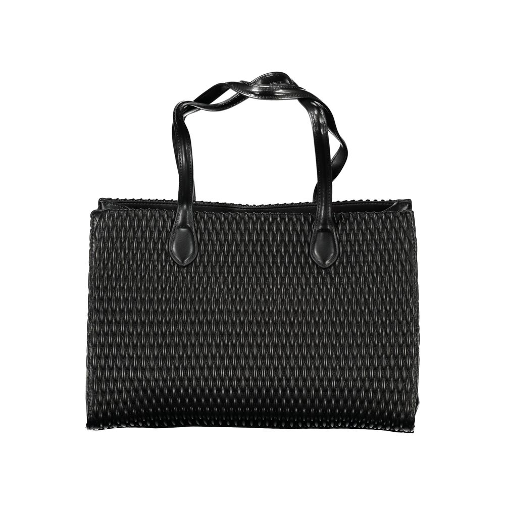 Mario Valentino Black Polyethylene Women Handbag