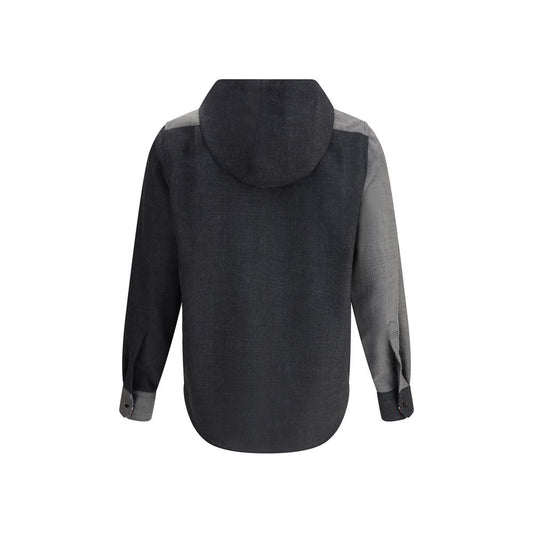 Thom Browne Gray Wool Jackets And Coat