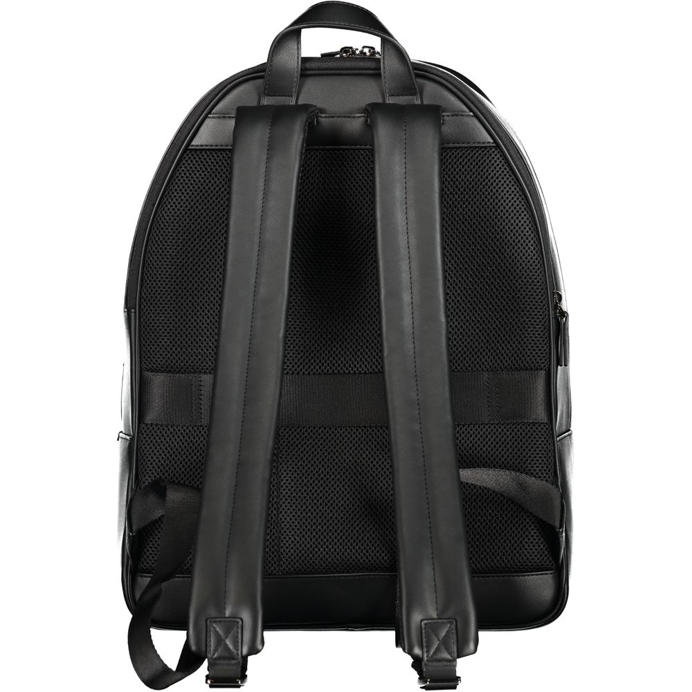 Tommy Hilfiger Nero Poliuretano Men Backpack