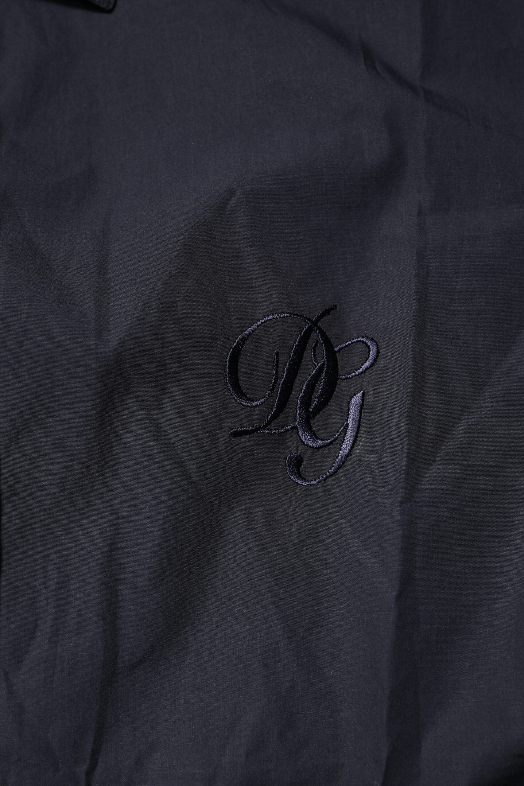 Dolce & Gabbana Dark Blue MARTINI Cotton Dress Formal Shirt