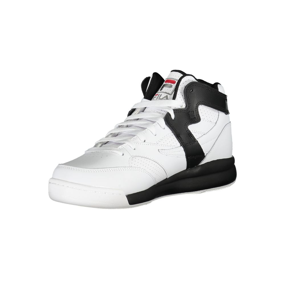 Fila White Polyester Athletic Sneakers
