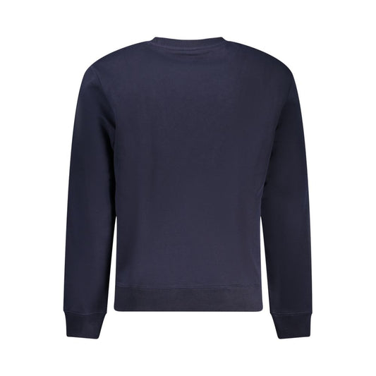 Napapijri Blue Cotton Men Sweater