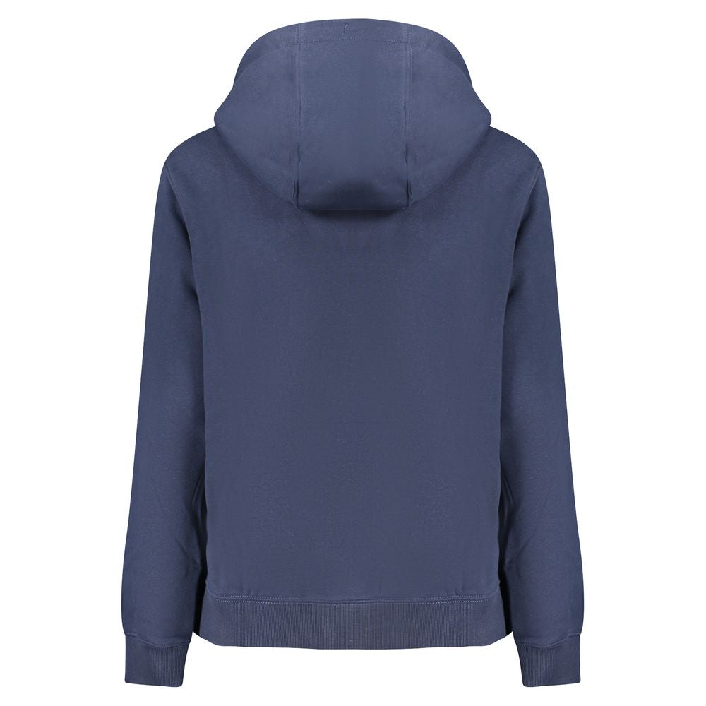 Tommy Hilfiger Blue Cotton Women's Hooded Sweatshirt