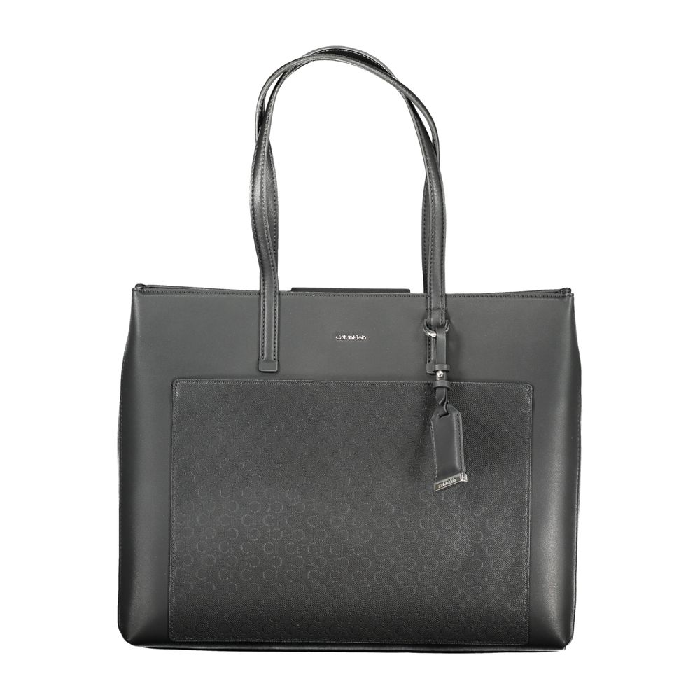 Calvin Klein Black Polyester Handbag