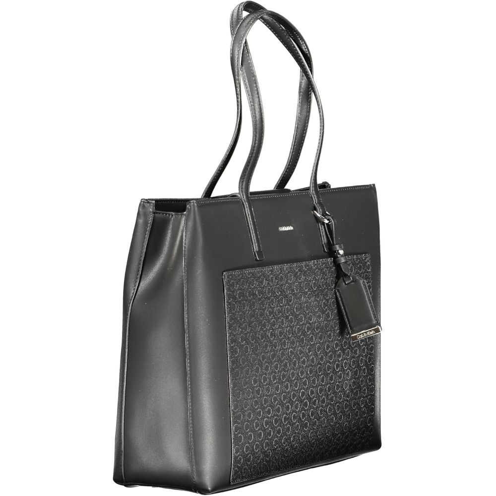 Calvin Klein Black Polyester Handbag