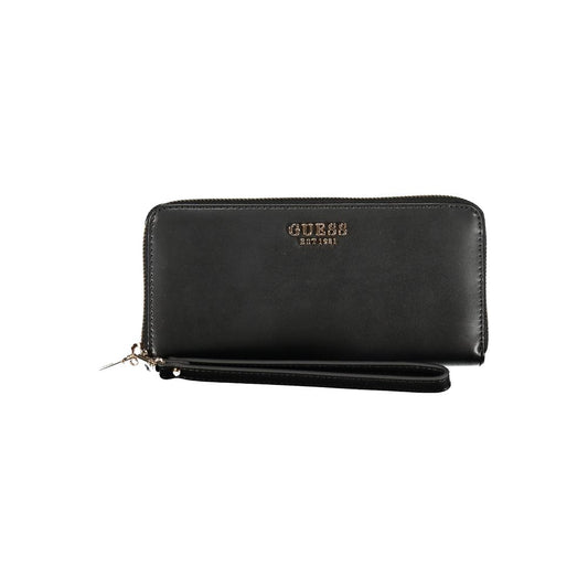 Guess Jeans Nero Poliuretano Women Wallet