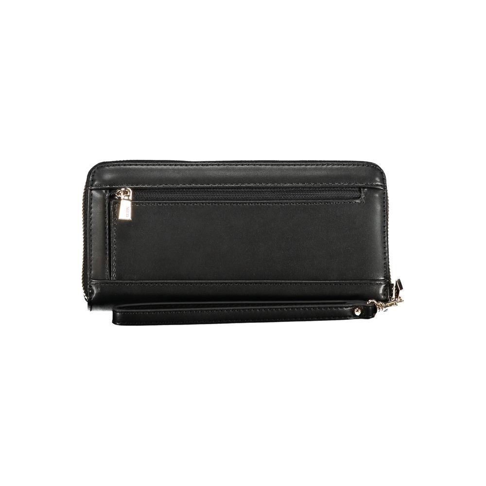Guess Jeans Nero Poliuretano Women Wallet