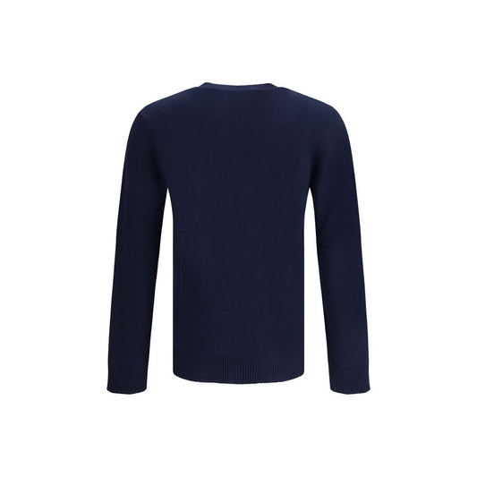 Valentino Blue Fleece Wool Sweatshirt